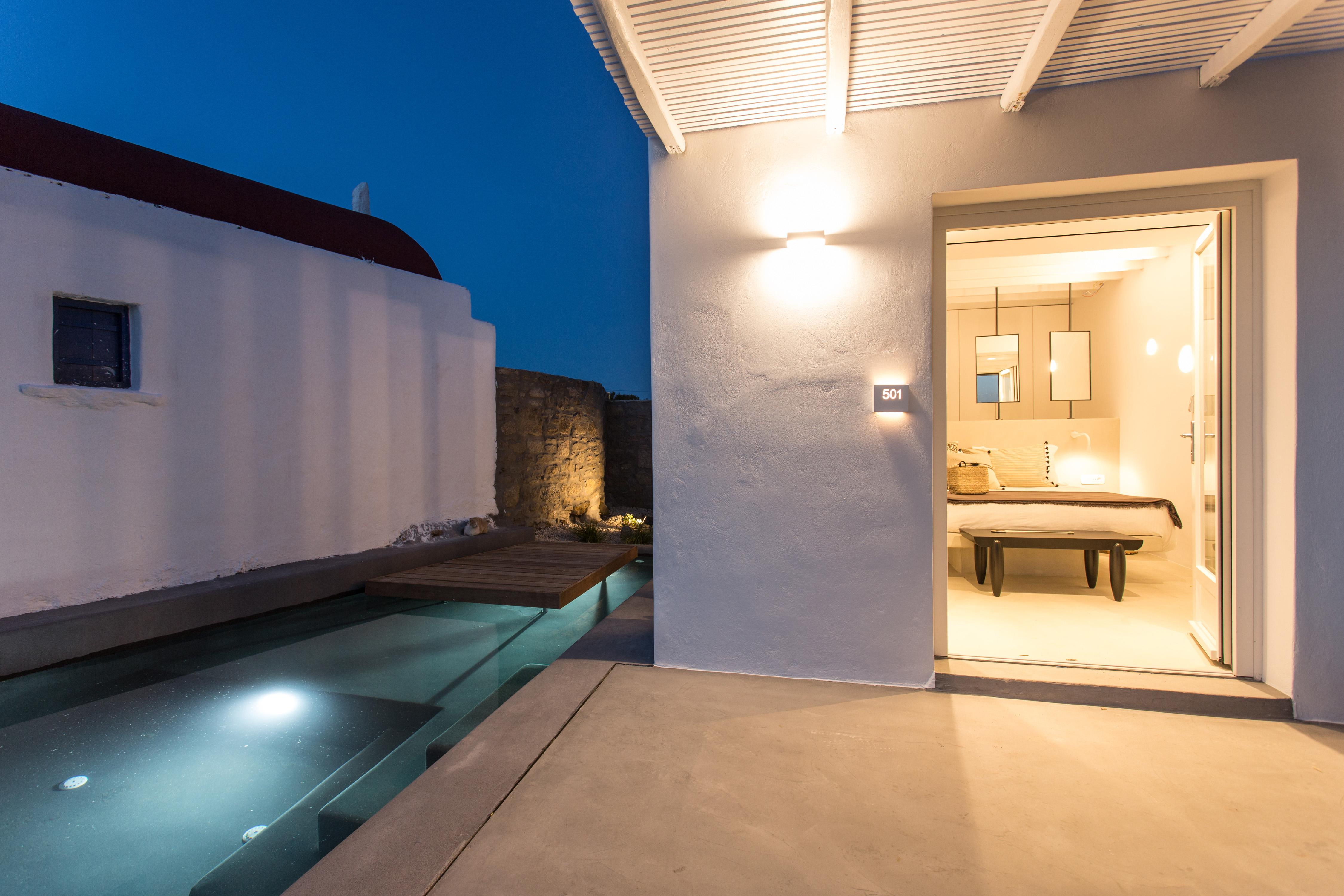 Ostraco Suites Mykonos Town Luaran gambar