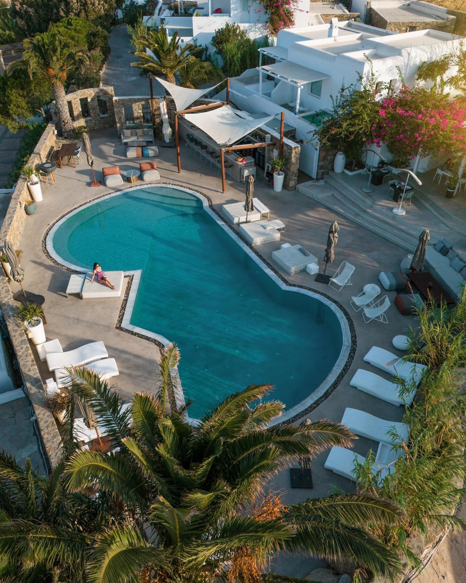 Ostraco Suites Mykonos Town Luaran gambar
